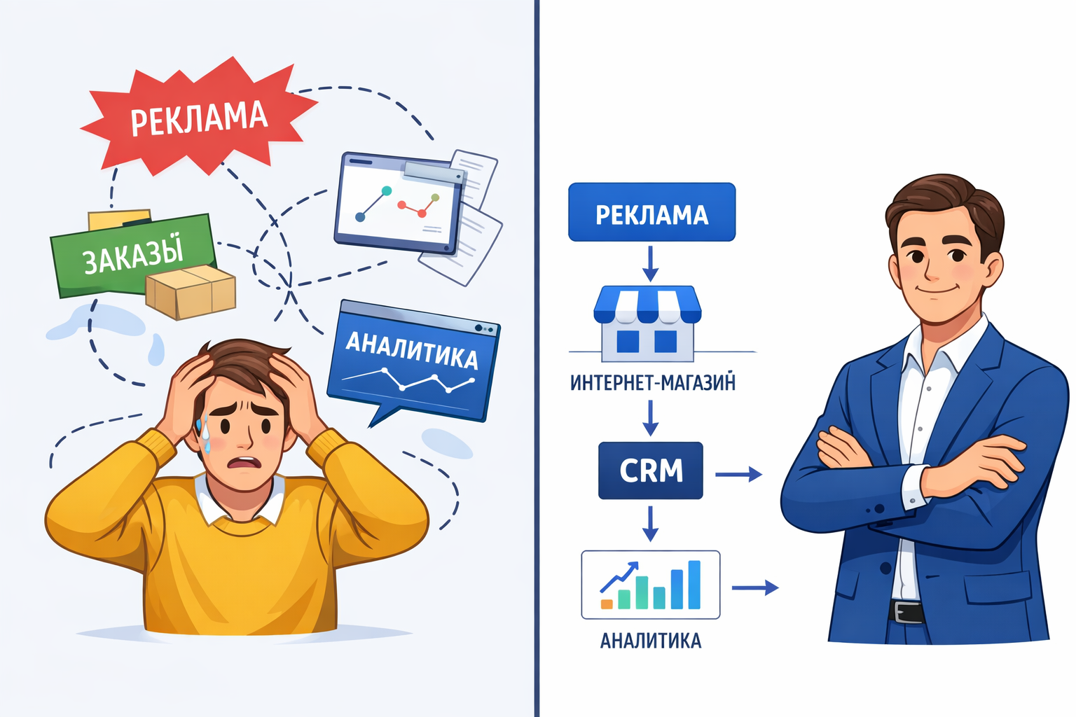 Click2Client объединяет интернет-магазин, CRM и рекламу в систему продаж